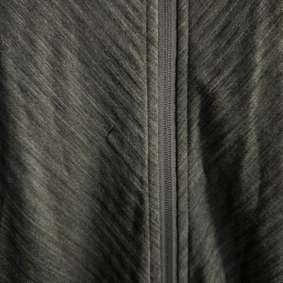 Icebreaker FLAWED Full Zip Merino Wool Blend Jacket Size Medium Charcoal Gray - Picture 8 of 9